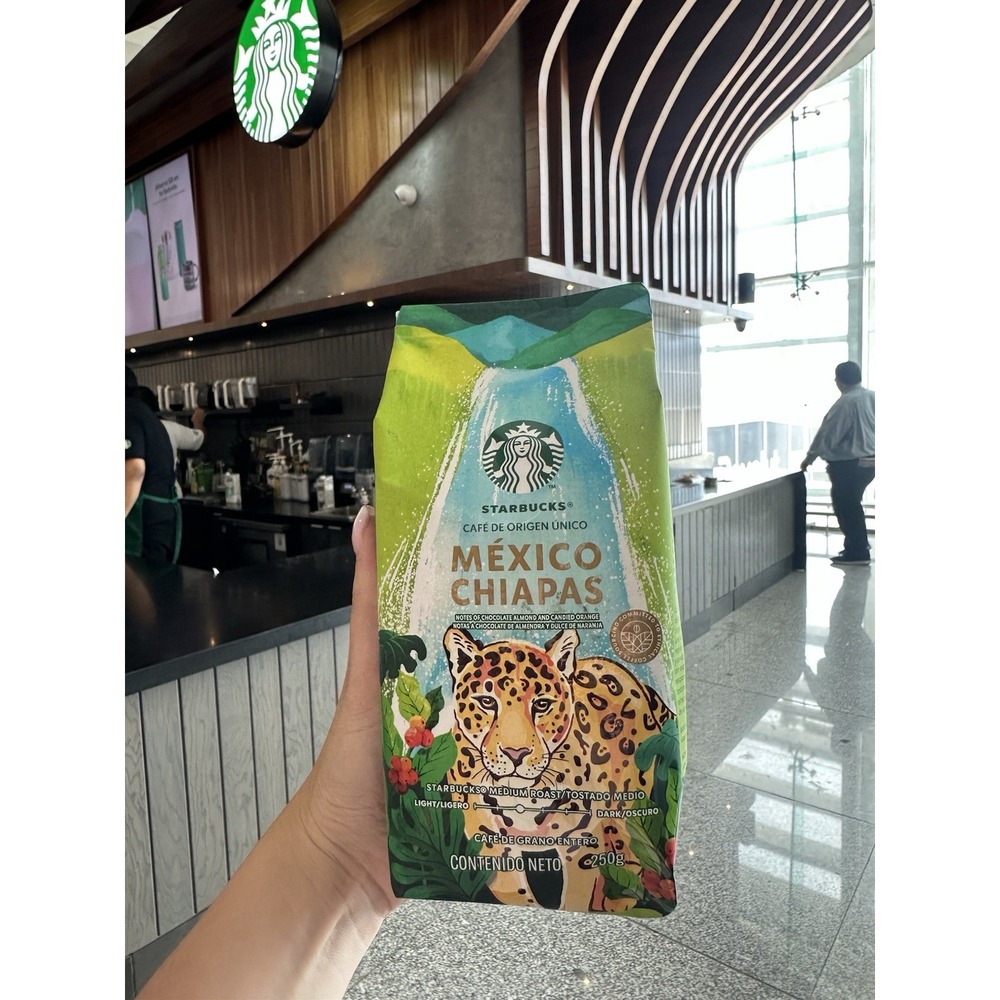 Starbucks Mexico Chiapas Single Origin Whole Bean Coffee 250g 8.8oz Jaguar